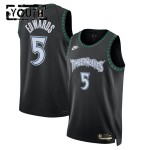 Maillot NBA Minnesota Timberwolves Anthony Edwards Nike 2025-26 Classic Edition Noir Swingman - Enfant